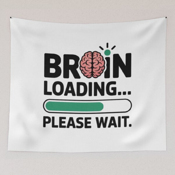 Item preview, Brain Loading Quote designed and sold by SnickerStation.