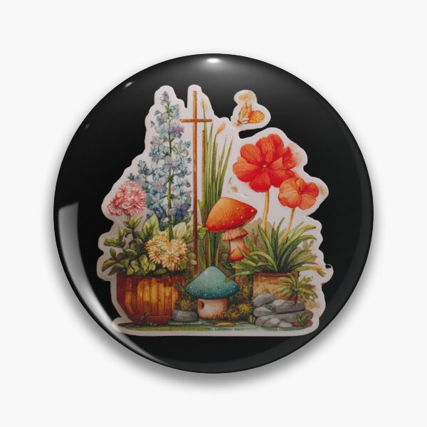 Item preview, Enchanted Fairyy Garden Art Print & Sticker Design designed and sold by kndzxf.