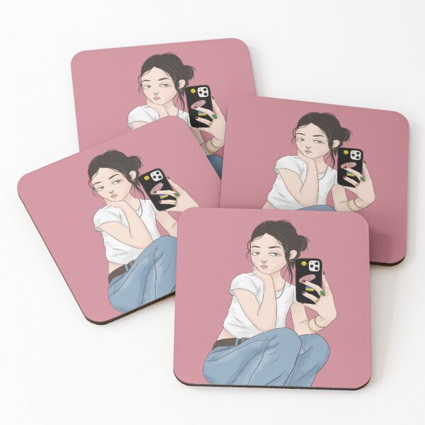 Item preview, tired mirror selfie designed and sold by delicate-pov.