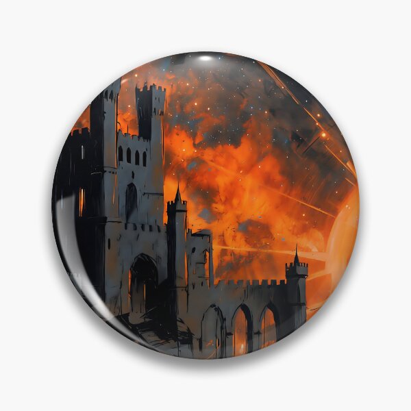 Item preview, A Castle and a giant sun designed and sold by AbsoluteAI.