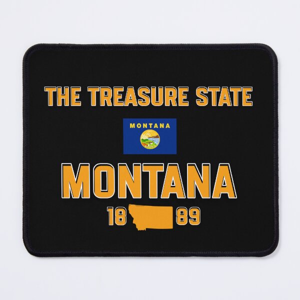 Item preview, Montana State Pride: Flag and 1889 Date designed and sold by QuoteCanvas.TH.