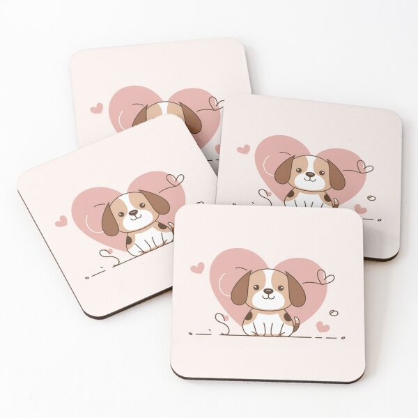 Item preview, Beagle Love Valentine Art designed and sold by NeatThingLover.
