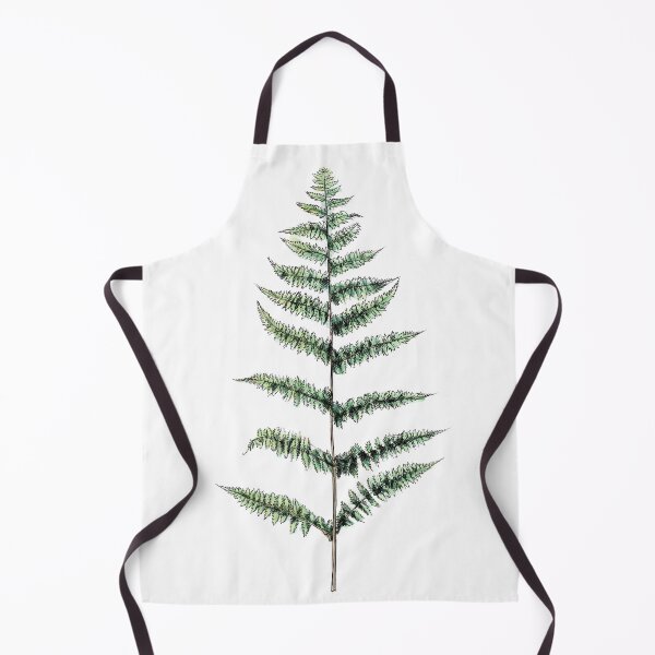 Item preview, Forest Fern Pen and Watercolor Portrait designed and sold by Nathan Graves Art.