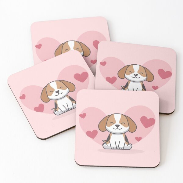 Item preview, Romantic Beagle Illustration designed and sold by NeatThingLover.