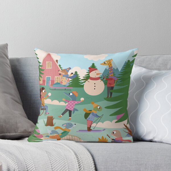 Item preview, Illustration "Happy winter scene" designed and sold by Allihorn.