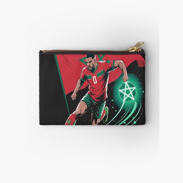 Item preview, Moroccan Star Dribbler – Atlas Lions Football Art designed and sold by NEWDESINGS12.