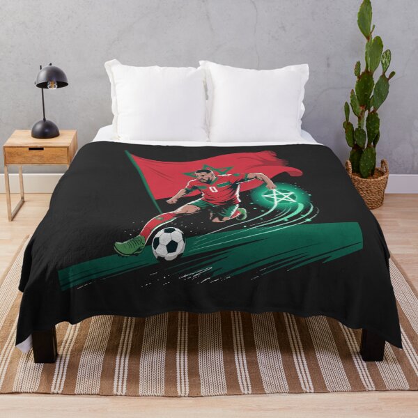 Item preview, Moroccan Star Dribbler – Atlas Lions Football Art designed and sold by NEWDESINGS12.