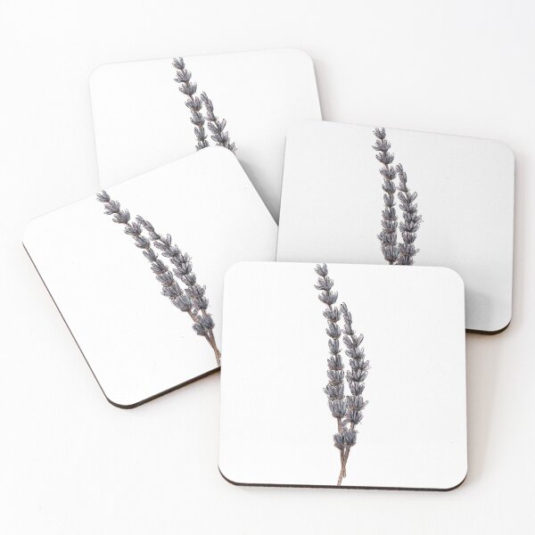 Item preview, Purple Lavender Stem Botanical Art designed and sold by Nathan Graves Art.