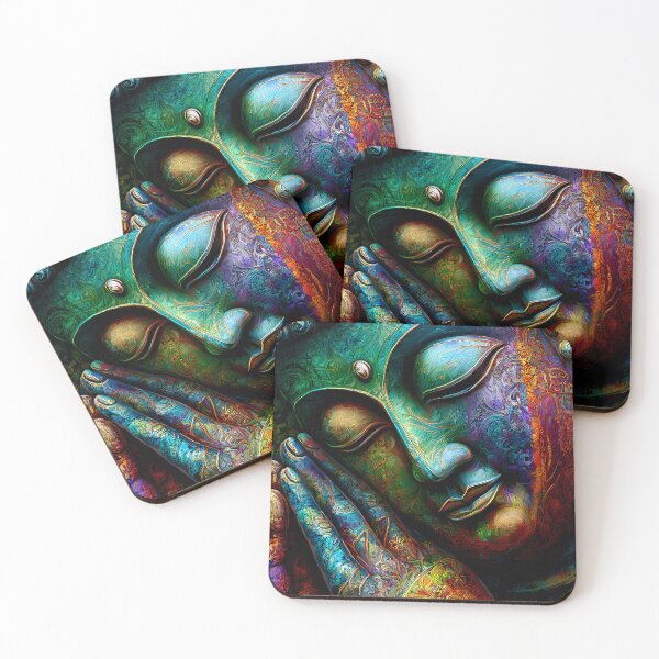 Item preview, Colorful Buddha with Abstract Artistry and Vibes designed and sold by Artessie.