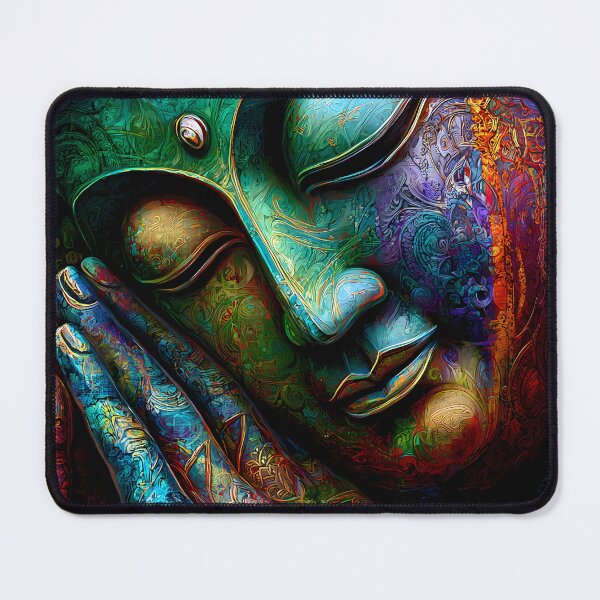 Item preview, Colorful Buddha with Abstract Artistry and Vibes designed and sold by Artessie.