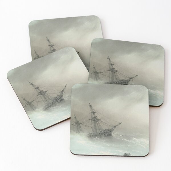 Item preview, Ship in a Stormy Sea (1888) – Ivan Konstantinovich Aivazovsky designed and sold by Art Outlaws.