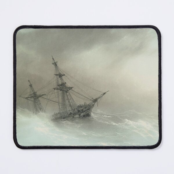 Item preview, Ship in a Stormy Sea (1888) – Ivan Konstantinovich Aivazovsky designed and sold by Art Outlaws.