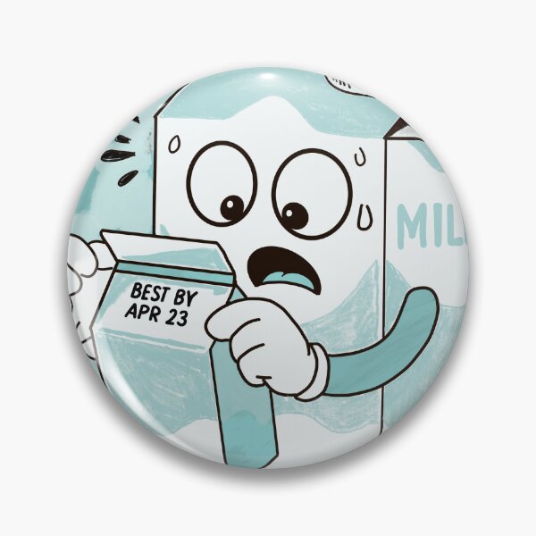 Item preview, Am I Still Relevant? Funny Expired Milk Cartoon Illustration designed and sold by Popstudio85.