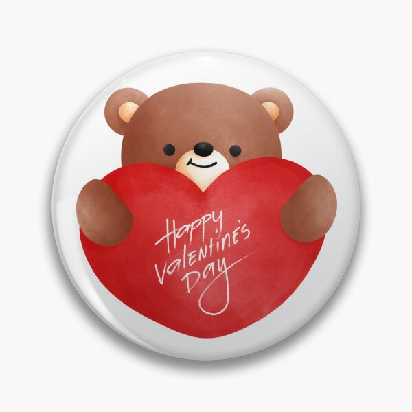 Item preview, Happy Valentine’s Day Teddy Bear With a Huge Heart. designed and sold by Dinasshop.