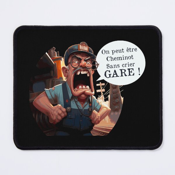 Item preview, YOU CAN BE A RAILWAY WORKER WITHOUT SHOUTING A fuss! (train) designed and sold by francoisville.