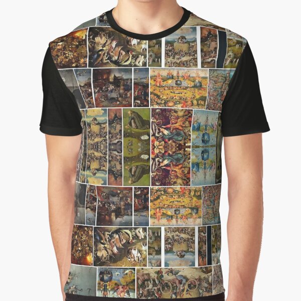 #Hieronymus, #Bosch, #HieronymusBosch, #Paintings, Fantastic Landscapes, Heavenly Powers, Graphic T-Shirt