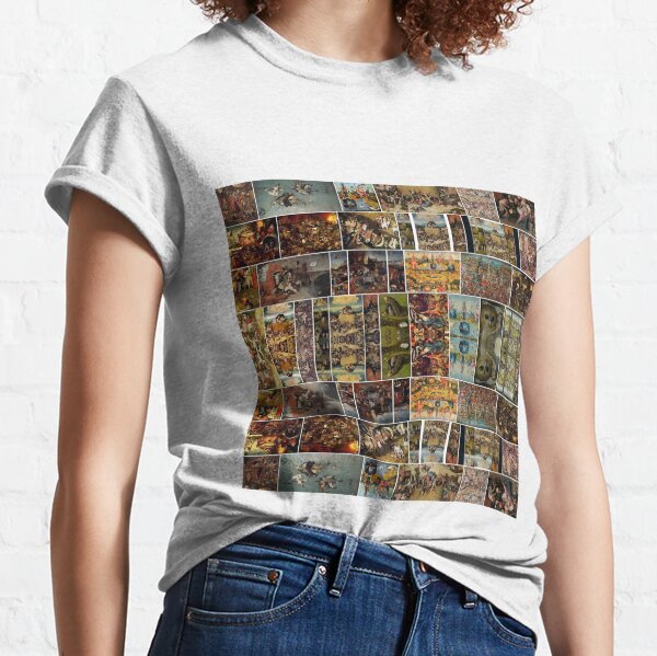 #Hieronymus, #Bosch, #HieronymusBosch, #Paintings, Fantastic Landscapes, Heavenly Powers, Classic T-Shirt