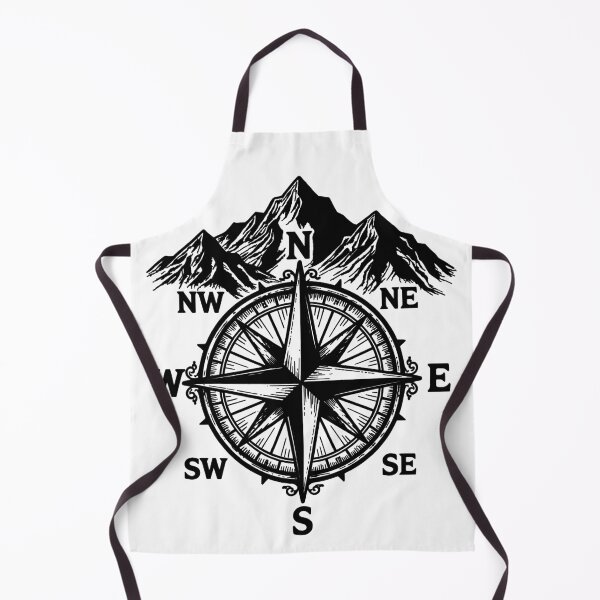 Item preview, Mountain Compass Rose – Adventure Navigation Illustration designed and sold by DariusZD.