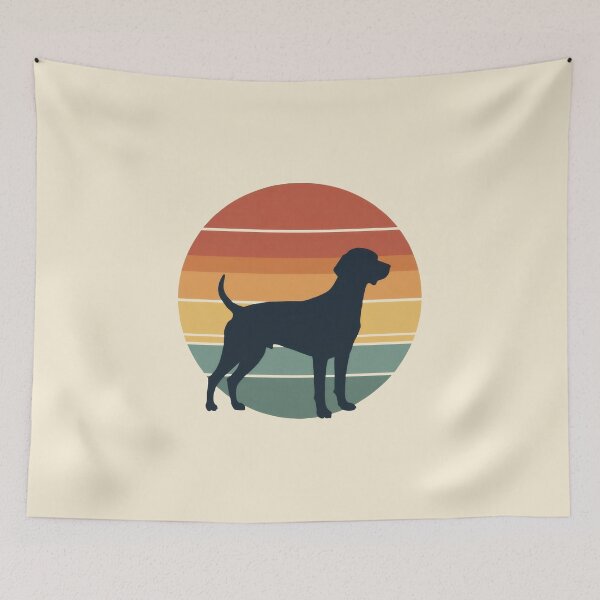 Item preview, Weimaraner in the vintage sunset, restro,weimaraner dog Lover designed and sold by Collagedream.