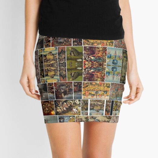 #Hieronymus, #Bosch, #HieronymusBosch, #Paintings, Fantastic Landscapes, Heavenly Powers, Mini Skirt