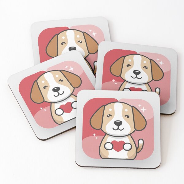 Item preview, Pink Valentine Beagle designed and sold by NeatThingLover.