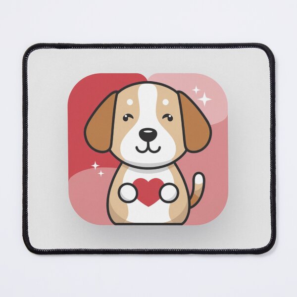 Item preview, Pink Valentine Beagle designed and sold by NeatThingLover.
