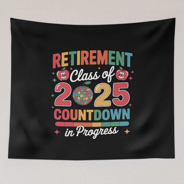 Item preview, Retirement Class Of 2025 Countdown In Progress Teacher 3 designed and sold by MythWoot.
