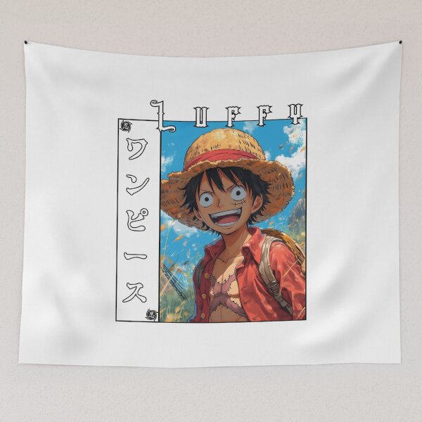Item preview, Straw Hat Anime Adventurer – Smiling Pirate Hero Illustration designed and sold by lamiarte.