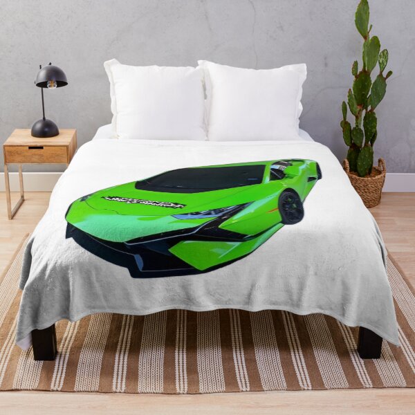 Item preview, Neon Green Sports Car Art, high-speed graffiti sticker designed and sold by Artuer69.