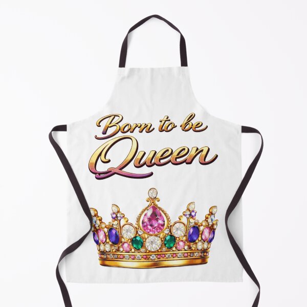 Item preview, Born to Be Queen – Royal Crown Luxury Statement Design designed and sold by AlexLineArt.
