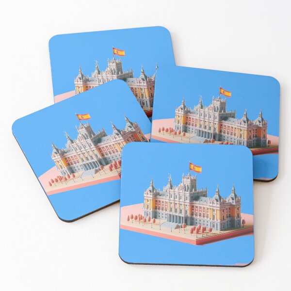 Item preview,  Royal Palace Label – Spain Flag Minimal Art , designed and sold by PaintMeWorld.