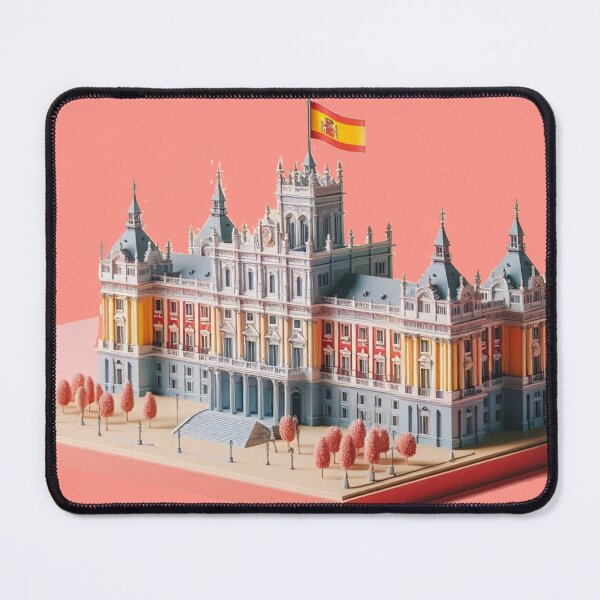 Item preview,  Royal Palace Label – Spain Flag Minimal Art , designed and sold by PaintMeWorld.