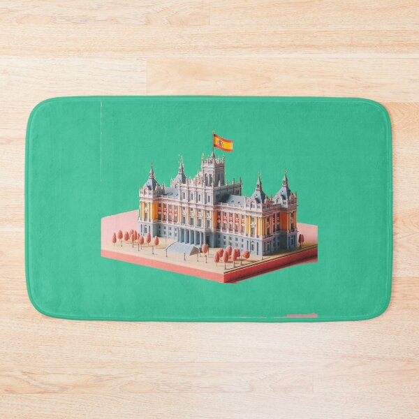 Item preview,  Royal Palace Label – Spain Flag Minimal Art , designed and sold by PaintMeWorld.