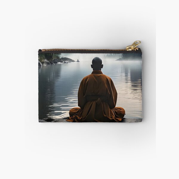 Item preview, A Zen Monk's Meditation Landscape designed and sold by Schoenenwald - Illustrations Uniques et Originales.