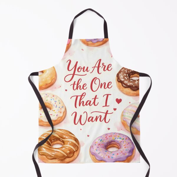 Item preview, You Are the One That I Want Donut – Cute Valentine Dessert Love Quote designed and sold by GiftsCreek.