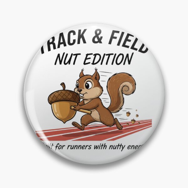 Item preview, Track & Field Nut Edition | Funny Squirrel Runner Design | Track Athlete Humor designed and sold by MS Pod Studio.