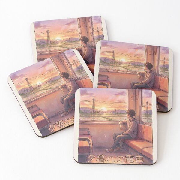 Item preview, Sunset Train Journey - Lo-Fi Anime Aesthetic & Japan Travel designed and sold by ZoneZeroo.