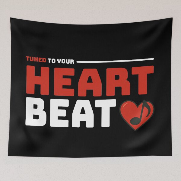 Item preview, Tuned To Your Heartbeat designed and sold by TheFineShirt.