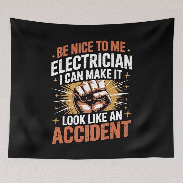 Item preview, Electrician Men Cool Electrical Lineman Gag Quote designed and sold by PowAcademy.