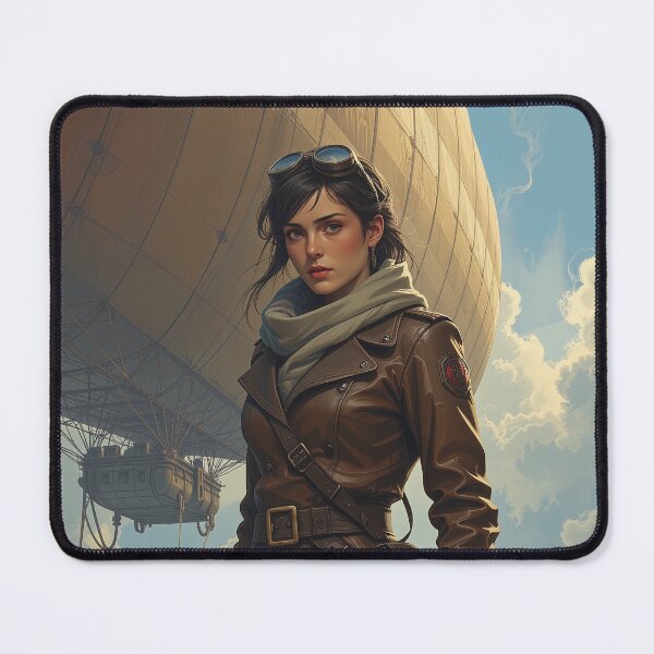 Item preview, Steampunk Airship Explorer Fantasy Character designed and sold by DiceWay.