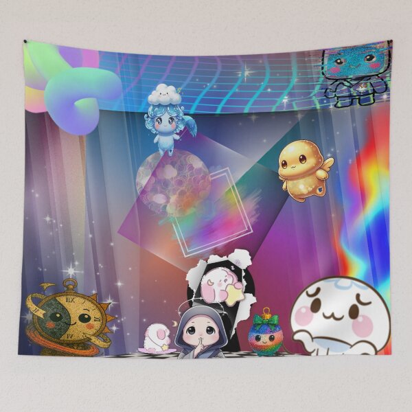 Item preview, Cosmic Dreamers A Surreal Kawaii Journey designed and sold by Ecosetereos.