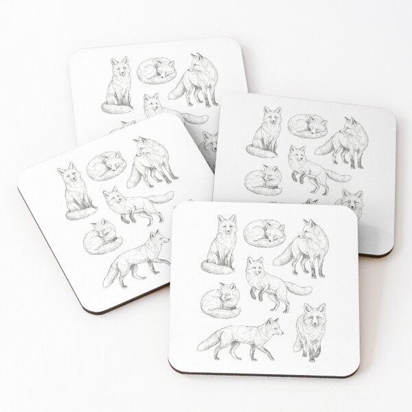 Item preview, Fox Vintage Tattoo Style Clever Woodland Spirit Multiple Poses designed and sold by MuniraWearify.