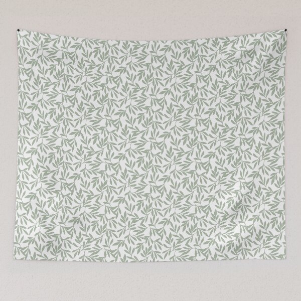 Item preview, Leafe Forest - Leafe and Wheat - green designed and sold by Stephanie Fiona Design.