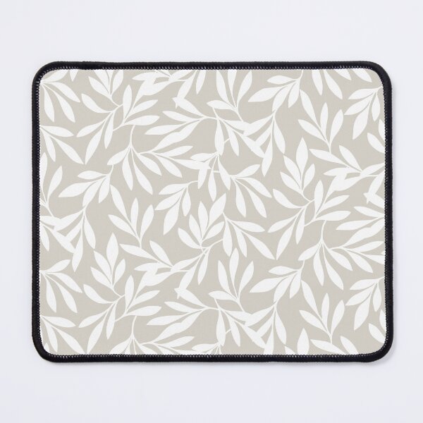 Item preview, Leafe Forest - Leafe and Wheat - grey designed and sold by Stephanie Fiona Design.