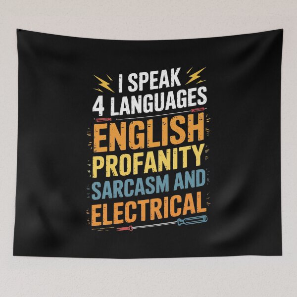 Item preview, Electrician Joke Electrical Speak Quote designed and sold by PowAcademy.
