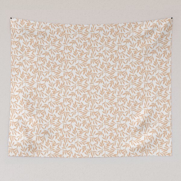 Item preview, Leafe Forest - Leafe and Wheat - orange designed and sold by Stephanie Fiona Design.