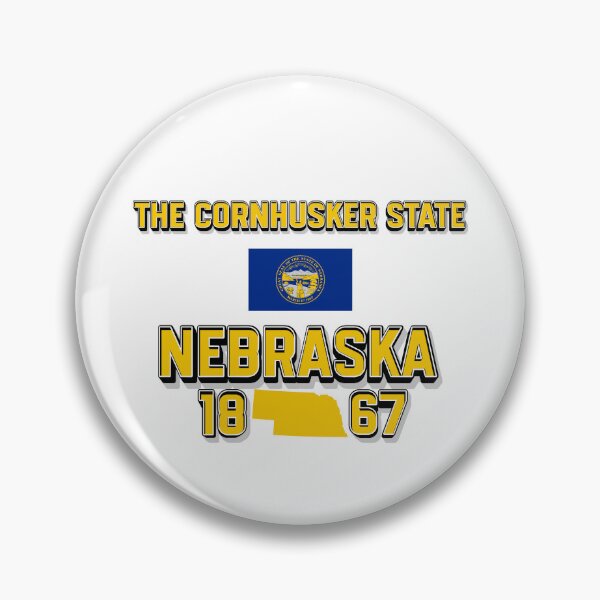 Item preview, Nebraska State Flag with Admission Date 1867 designed and sold by QuoteCanvas.TH.