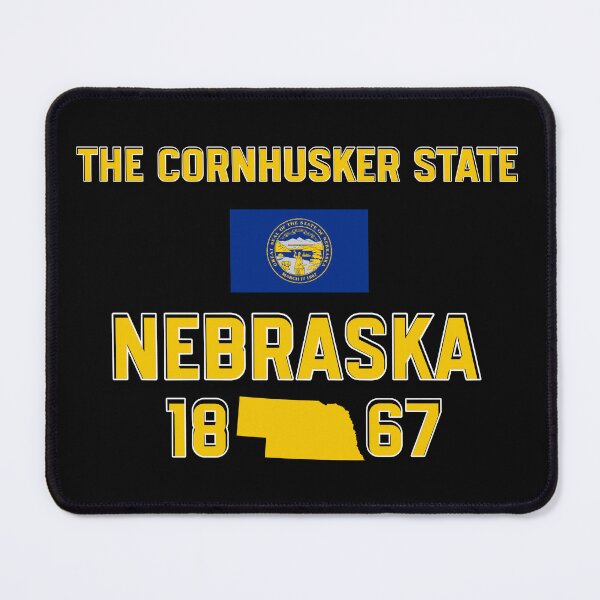 Item preview, Nebraska State Flag with Admission Date 1867 designed and sold by QuoteCanvas.TH.