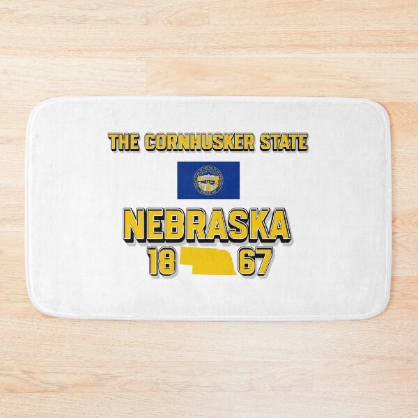Item preview, Nebraska State Flag with Admission Date 1867 designed and sold by QuoteCanvas.TH.