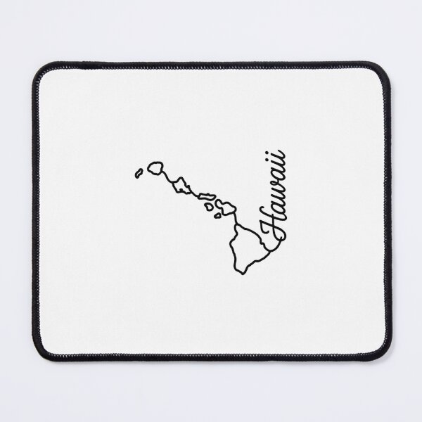 Item preview, Hawaii State Outline – Minimal Script Typography Line Art designed and sold by Paper Drip.
